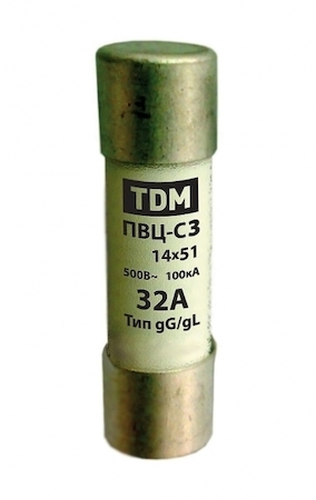 TDM ELECTRIC SQ0729-0018 Плавкая вставка ПВЦ-С3 14х51 25А TDM